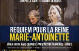 L’Action Française vous invite à une messe de requiem pour la reine, samedi 15 octobre à 11 heures en l’église sainte Eugénie de Nîmes