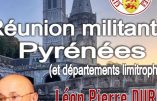 Samedi 12 novembre 2022 : réunion militante Civitas à Lourdes pour les Pyrénées et les départements limitrophes