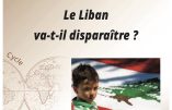 7 novembre 2022 à Paris – Conférence “Le Liban va-t-il disparaître ?”