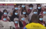 La TV chinoise ajoute des masques virtuels sur les images de la Coupe du Monde de football