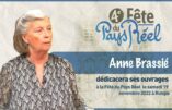 Anne Brassié dédicacera à la Fête du Pays Réel le 19 novembre 2022 à Rungis