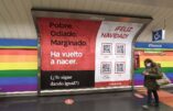 Affichage en Espagne pour rappeler le sens de Noël
