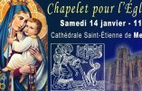 14 janvier 2023 à Metz – Chapelet pour l’Eglise