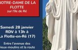 Chapelet à la Flotte-en-Ré le 28 janvier 2023