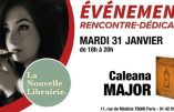 31 janvier : rencontre-dédicace avec Caleana Major