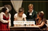 Les 21 et 22 janvier à Paris, La Troupe des Ménestrels vous invite à son spectacle : « Utrique Fidelis »