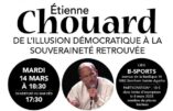 14 mars 2023 à Bruxelles : conférence d’Etienne Chouard