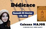 25 février 2023 : Caleana Major dédicacera à Nancy
