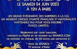 Grand banquet pour les 70 ans de Rivarol