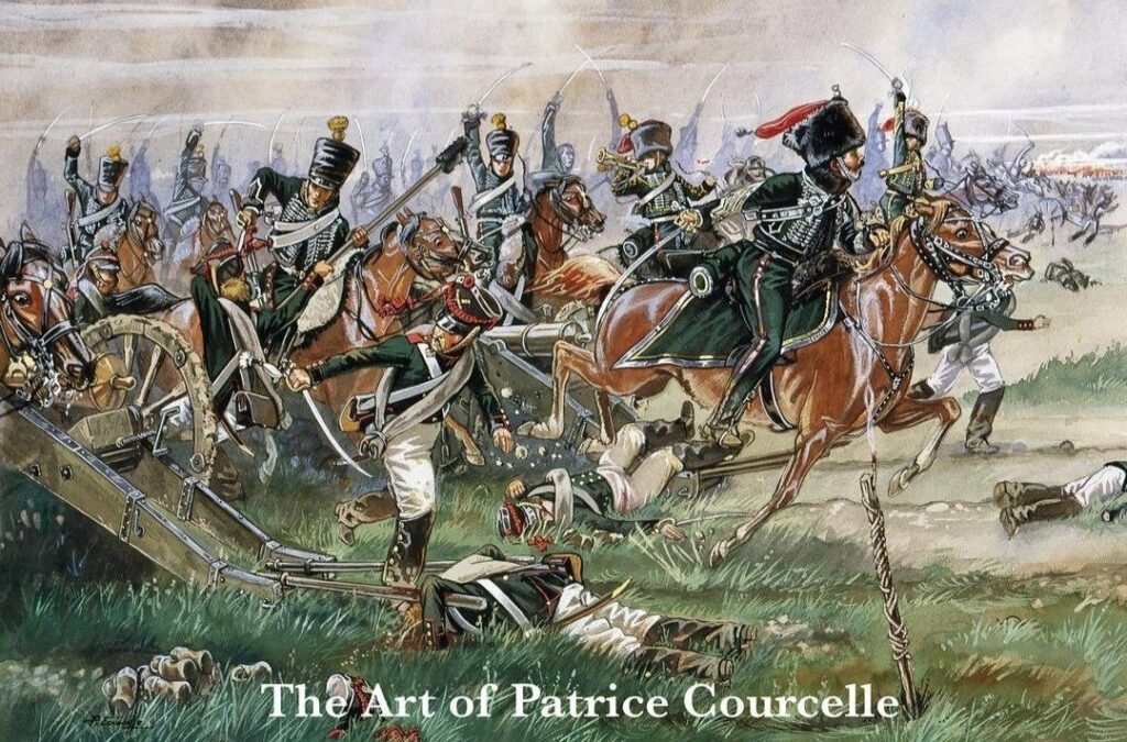 Charge de cavalerie, par Patrice Courcelle