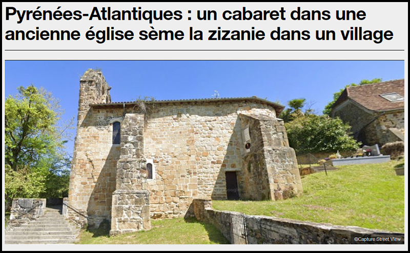 NON à la transformation de la chapelle St-Barthélémy en cabaret, Pyrénées-Atlantiques