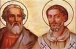 Deux Papes martyrs croisent aujourd’hui leurs palmes  dans le martyrologe romain