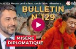 Bulletin N°129 – Centre d’Analyse Politico-Stratégique – Macron perd la face, rouble faible, offensive ukrainienne – 13 avril 2023