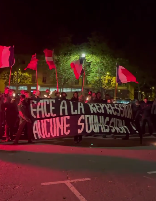 Manifestation nationaliste à Annecy