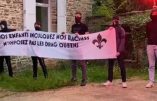 Action à Saint-Senoux contre la propagande des drag-queens