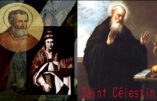 Saint Pierre de Morone confesseur. D'abord anachorète, il fut créé pape sous le nom de Célestin V.