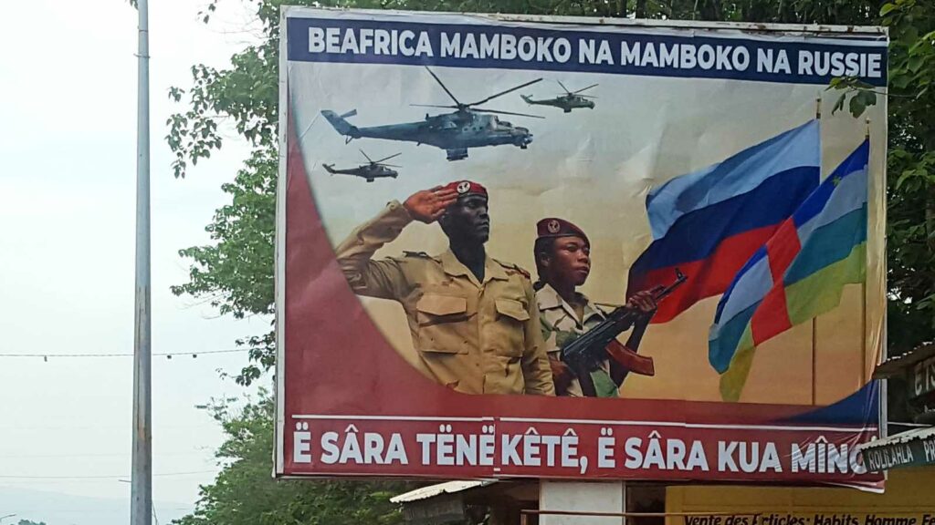 La coopération militaire entre la Russie et la Centrafrique se renforcera par une base militaire russe sur le territoire centrafricain