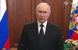 Le discours de Poutine à la suite de la tentative de coup d’Etat