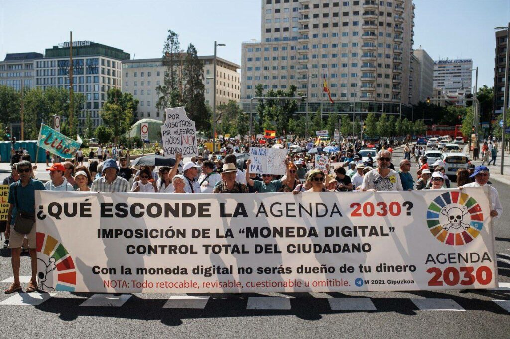 Madrid manifeste contre l'agenda 2030