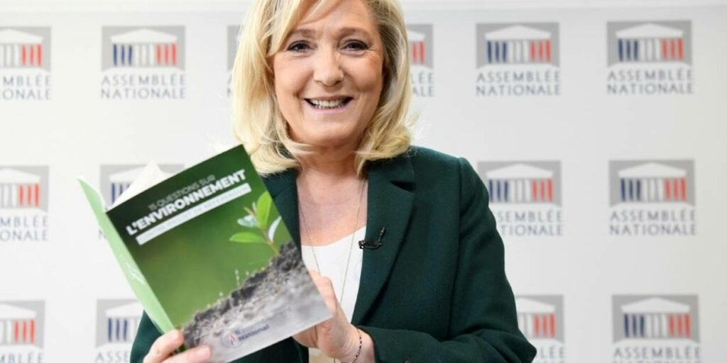 Le nouveau programme écologique de Marine Le Pen pour les élections européennes de 2024