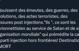« Ils jouissent des émeutes, des guerres, des révolutions », rappelle Véronique Lévy
