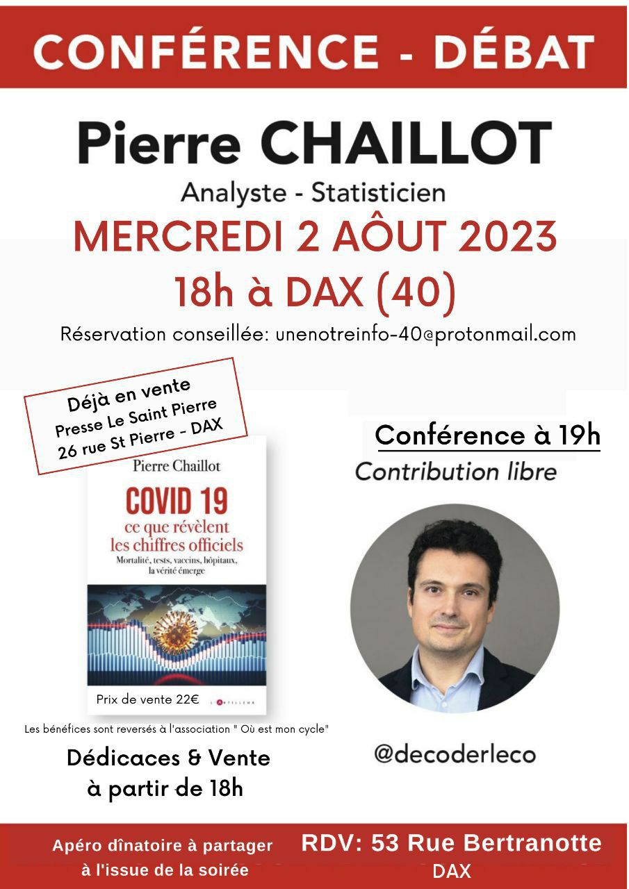 Conférence de Pierre Chaillot à Dax