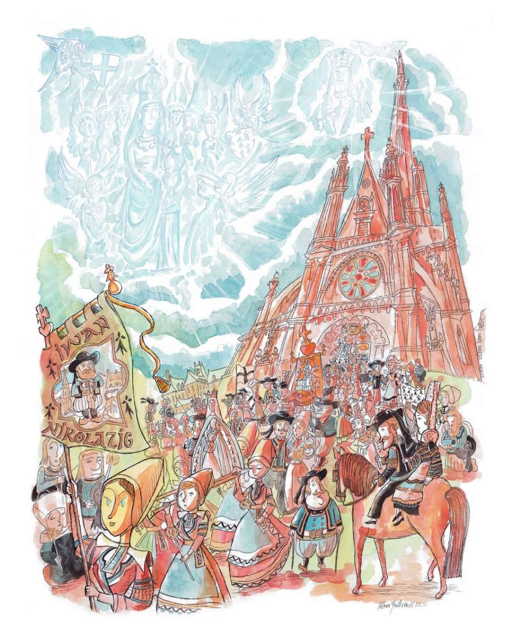 Fête de Sainte Anne de Bretagne, Patronne des Bretons, par Alban Guillemois