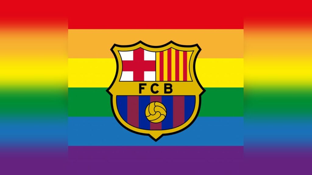 Le FC Barcelone soutient la gaypride
