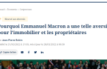 Macron contre les propriétaires