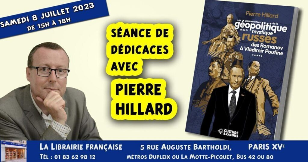 Séance de dédicace de Pierre Hillard
