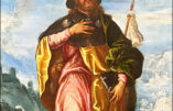 Saint Jacques Apôtre, frère de l'évangéliste saint Jean. Décapité par ordre d'Hérode Agrippa, au moment de la fête de Pâques, le premier parmi les Apôtres il reçut la couronne du martyre.