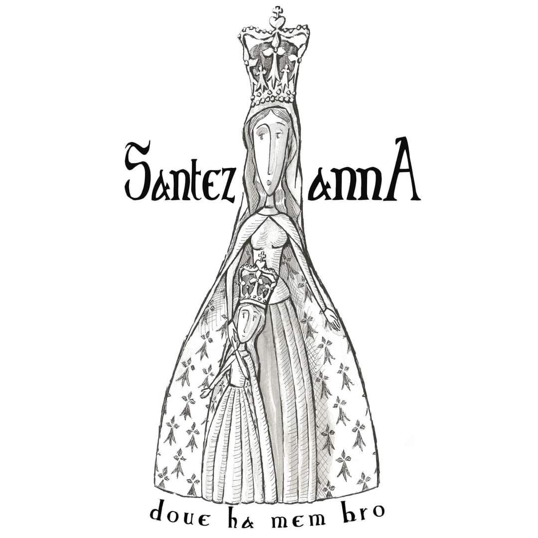 Santez Anna, Sainte Anne de Bretagne, par Alban Guillemois