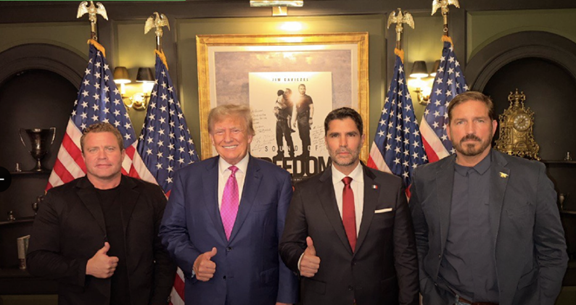 Donald Trump soutient le film Sound of Freedom