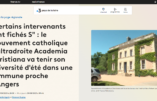 La façon dont France 3 présente l'université d'été d'Academia Christiana (capture d'écran)