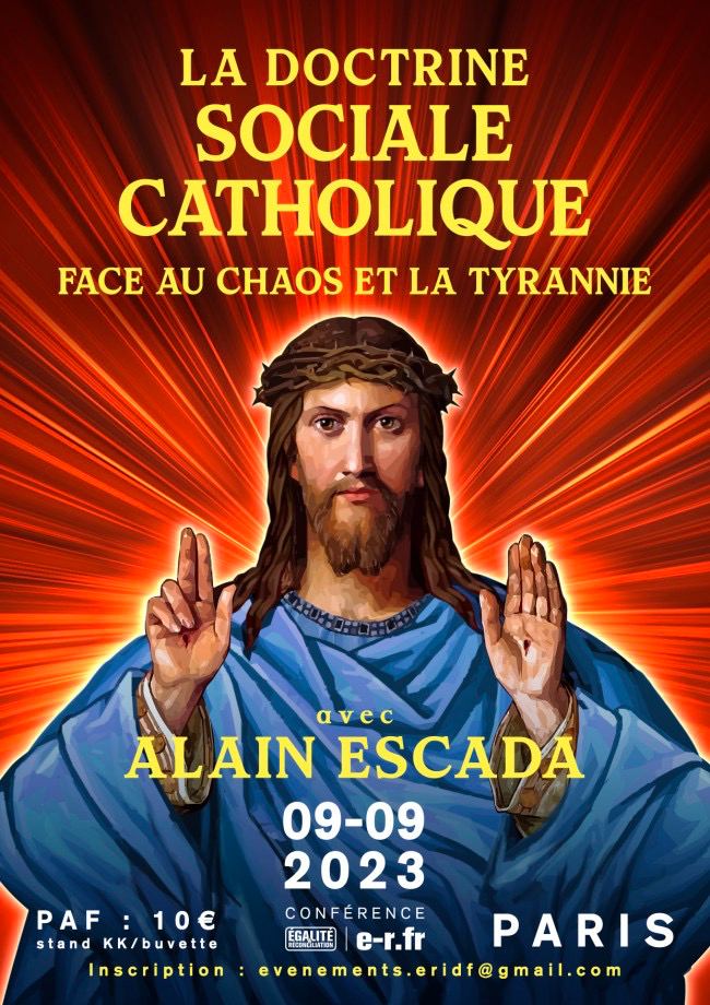 Conférence d'Alain Escada à Paris le 9 septembre 2023