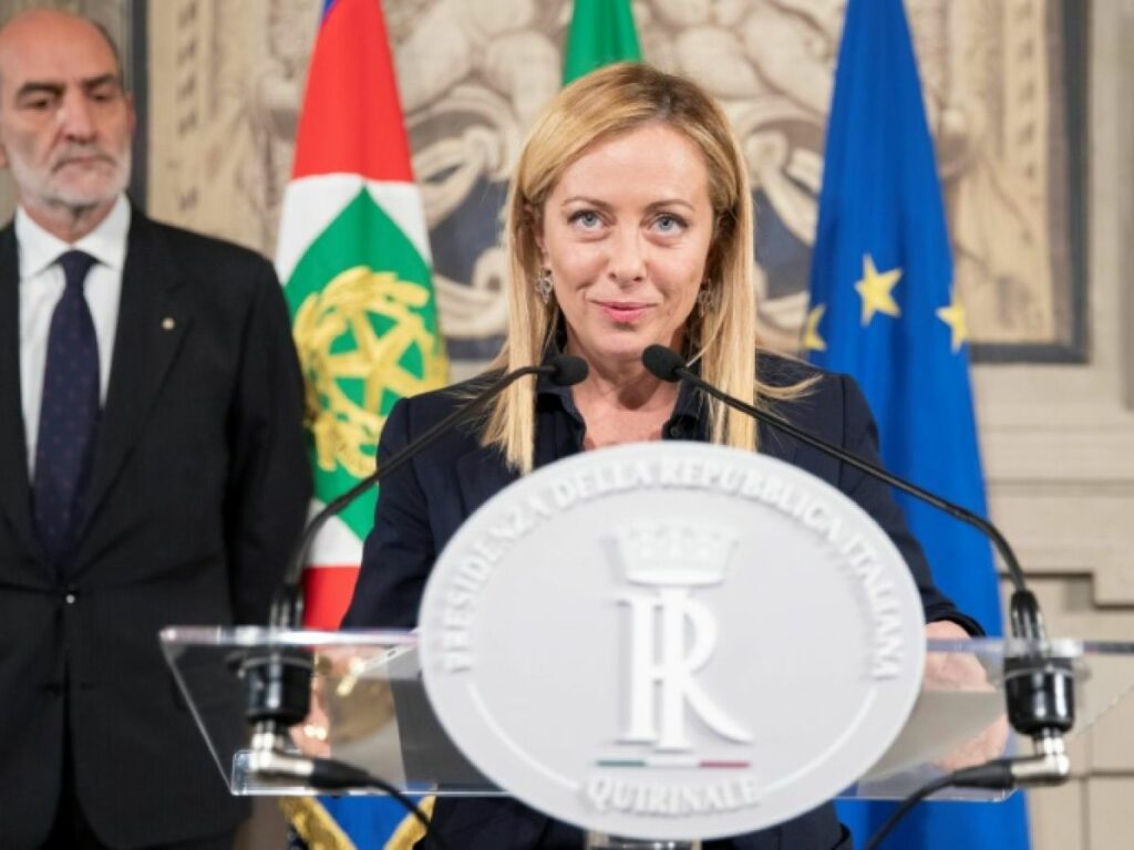 Giorgia Meloni, le premier ministre italien 