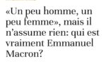 Un journal marocain laisse entendre que Macron serait homosexuel