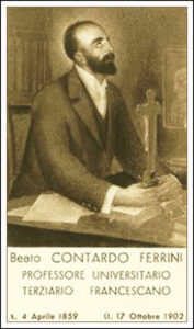 Bienheureux Contardo Ferrini, Confesseur, Tiers Ordre Franciscain, vingt octobre