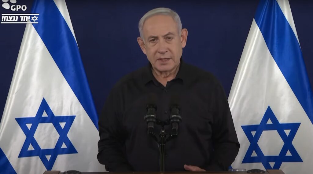 Netanyahu et son discours à la nation, 25 octobre 2023