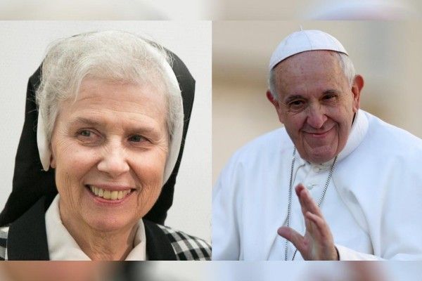 Le pape Francois rencontre Jeannine Gramick, militante lgbt