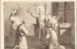 A Borne, saint Évariste, pape et martyr, qui, sous l'empereur Adrien, empourpra de son sang l'église de Dieu.