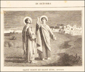 Saints Simon et Jude, Apôtres, vingt-huit octobre