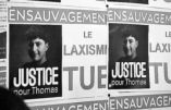 En garde à vue pour des affiches « Justice pour Thomas »