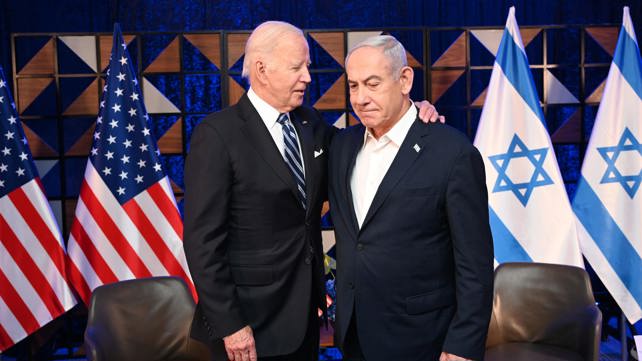 Joe Biden et Benjamin Netanyahu, rencontre après le 7 octobre 2023