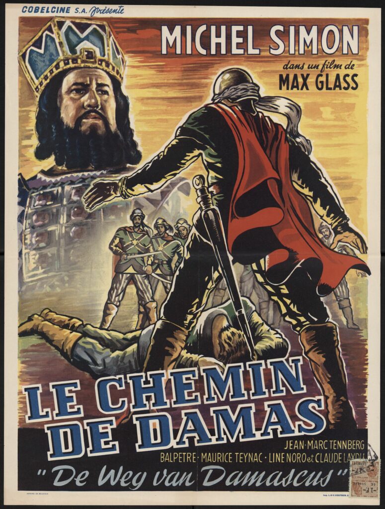 Cinémathèque - Affiche du film Le Chemin de Damas (1953) avec Michel Simon et Jacques Dufilho