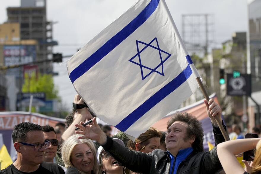 président argentin inconditionnel soutien d'Israël et du judaïsme