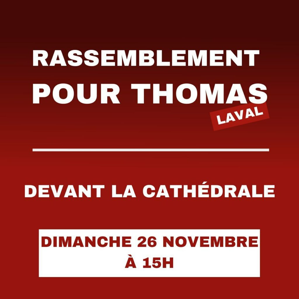 Rassemblements pour Thomas - Justice pour Thomas et les jeunes de Crépol