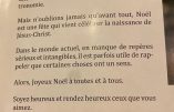 Le maire d’Asnières-sur-Seine rappelle le sens de Noël