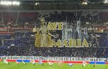 Les supporters lyonnais et la Vierge Marie