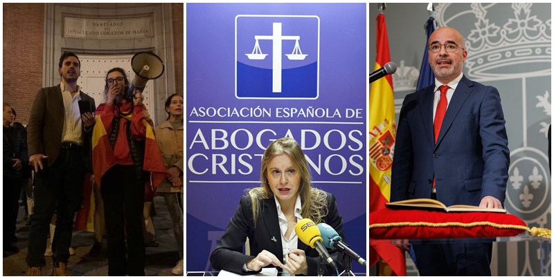 Association espagnole des avocats chrétiens porte plainte contre Délégué du gouvernement pour avoir interdit le Rosaire à Ferraz
